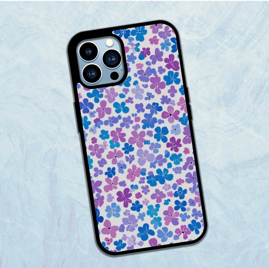 Purple Floral Phone Case