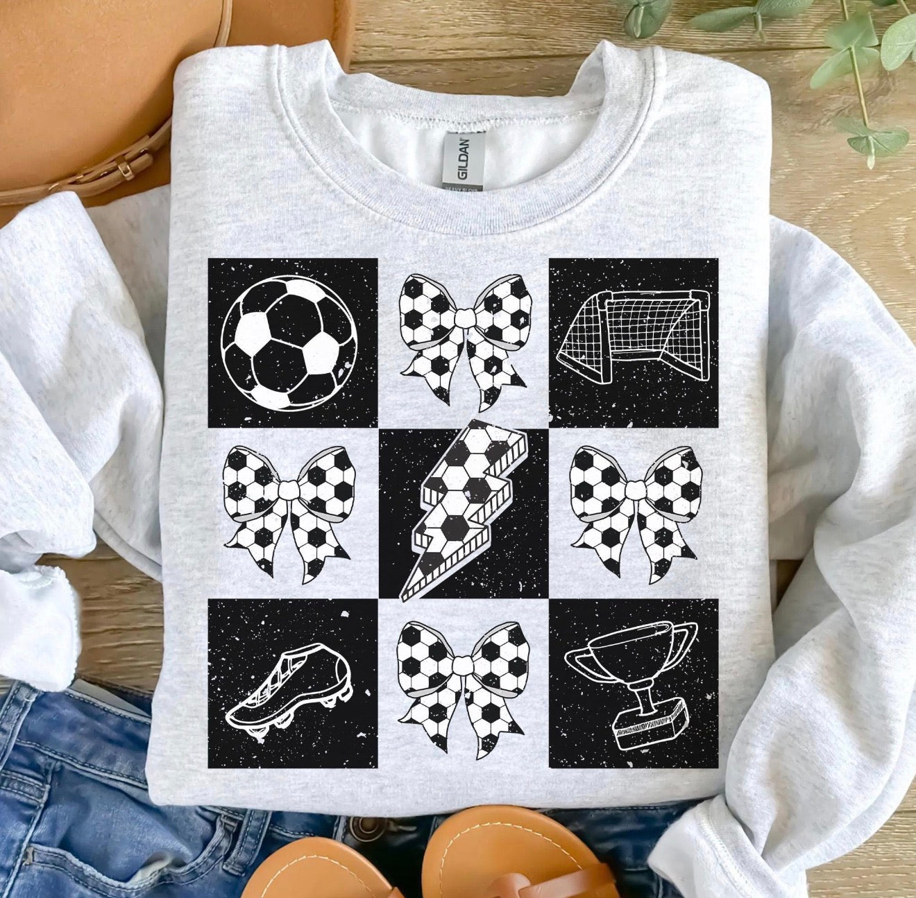 Soccer Glitter Tee
