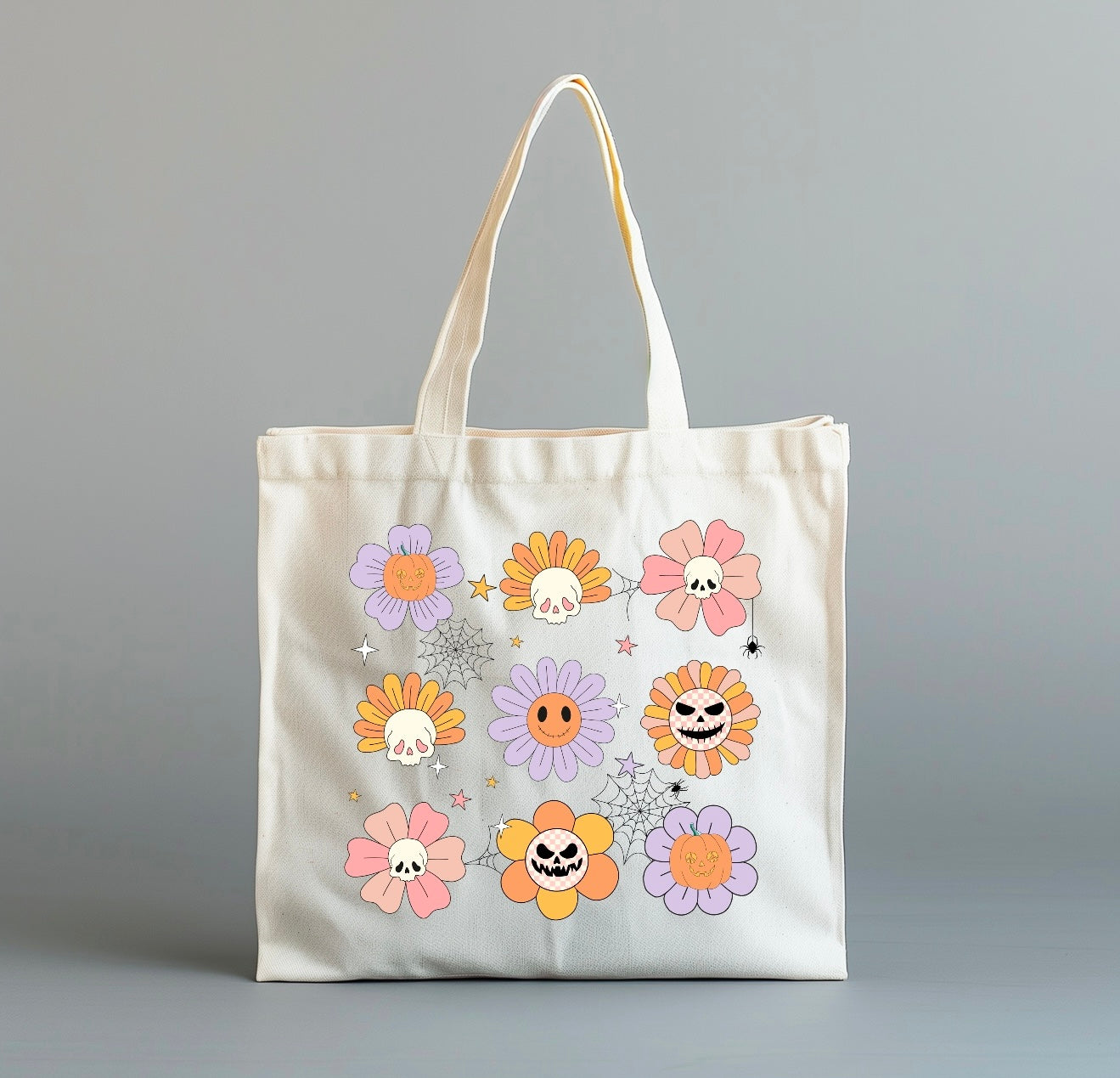 Spooky Flowers Tote