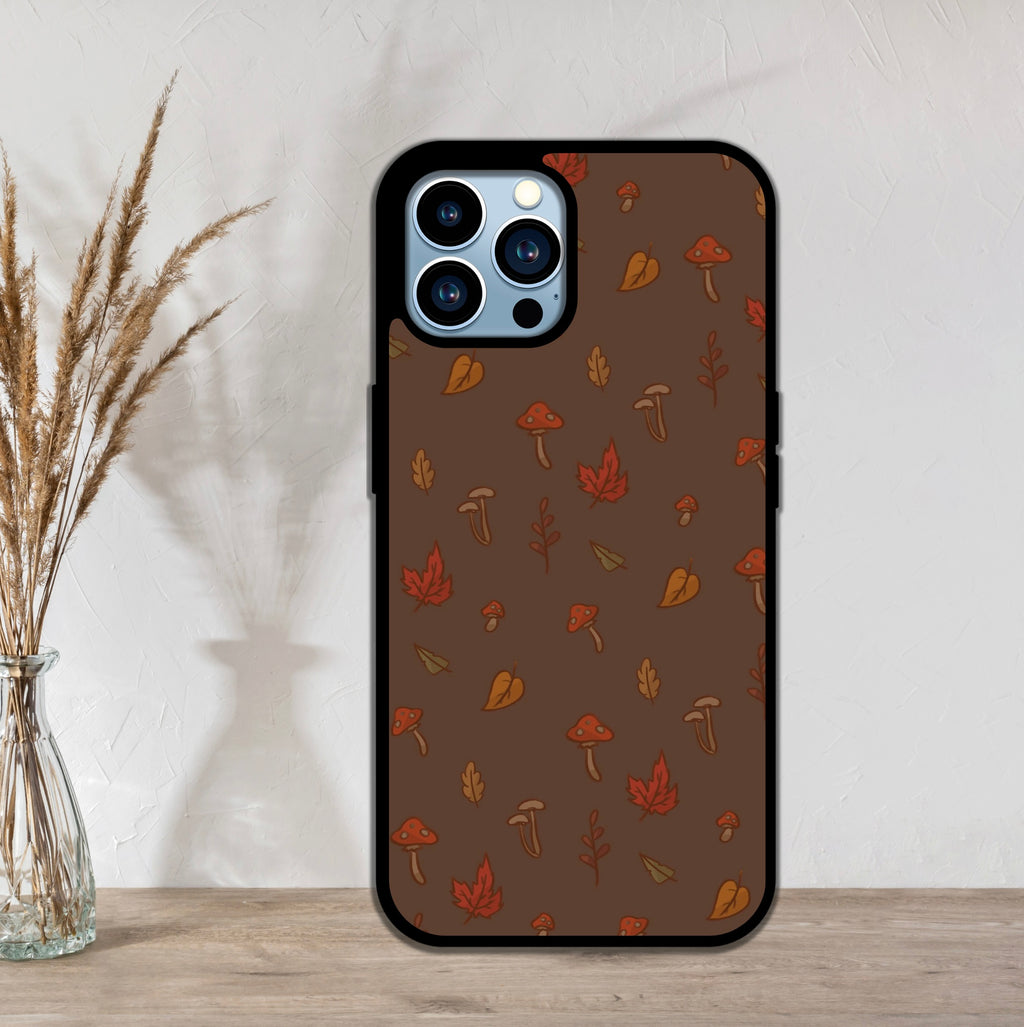 Mushroom & Leaves Phone Case