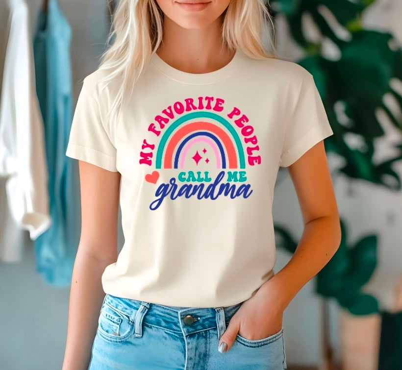 My Favorite People Call Me Grandma