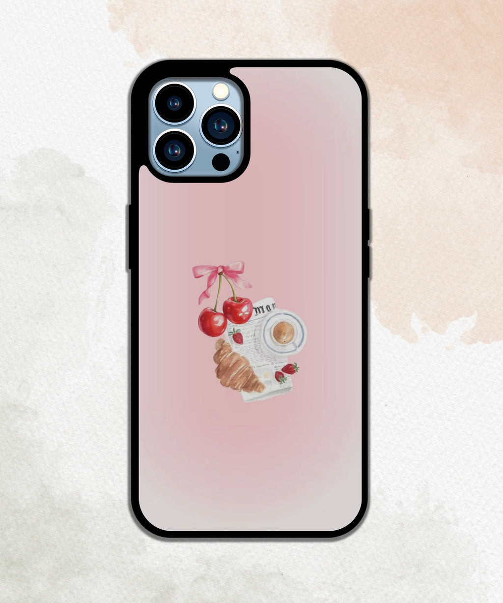 Cherry Croissant Phone Case