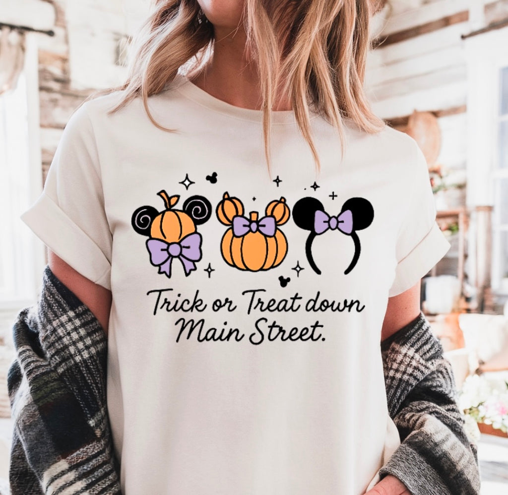 Main Street Halloween Tee