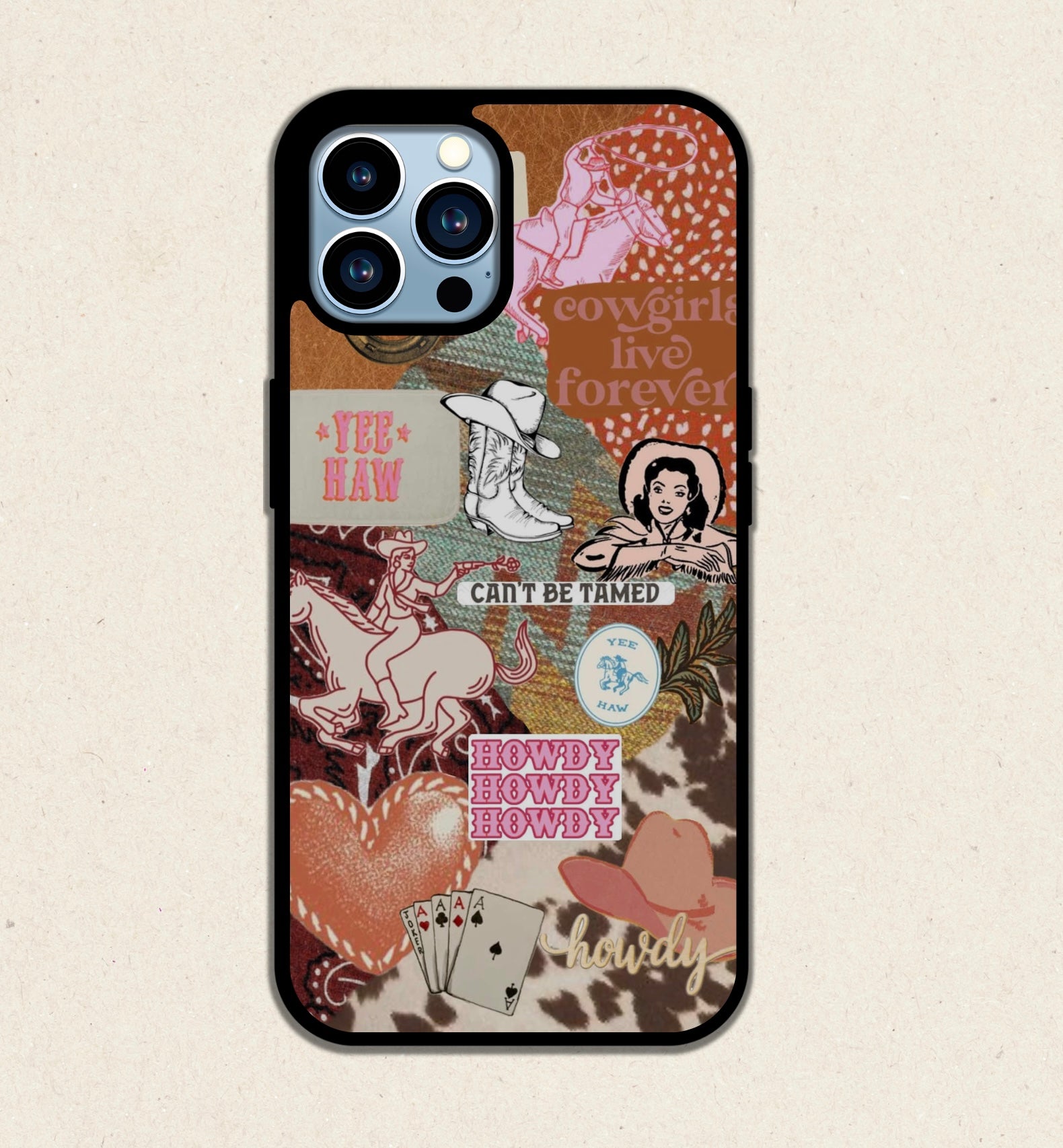 Cowgirls Live Forever Phone Case
