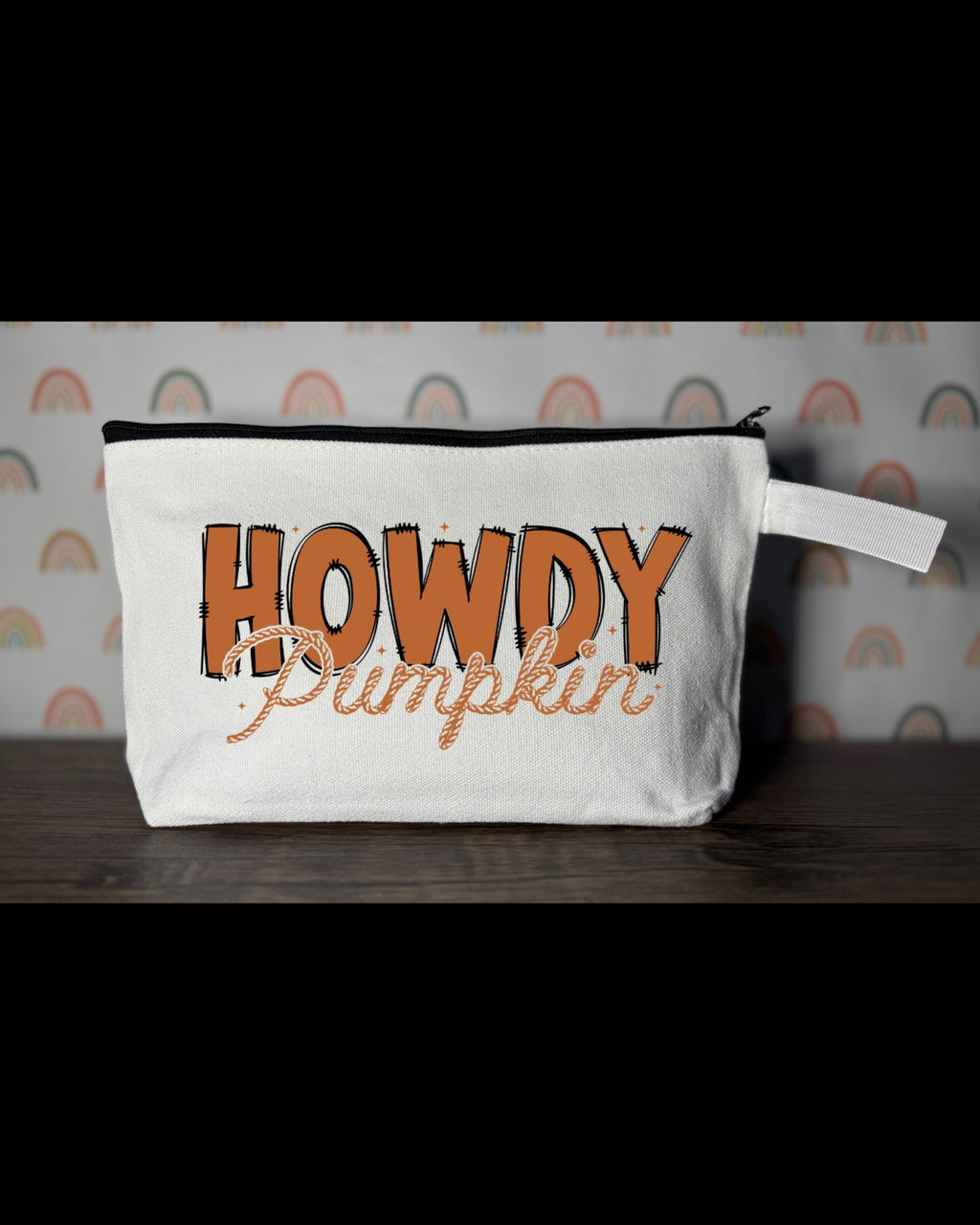 Howdy Pumpkin Pouch