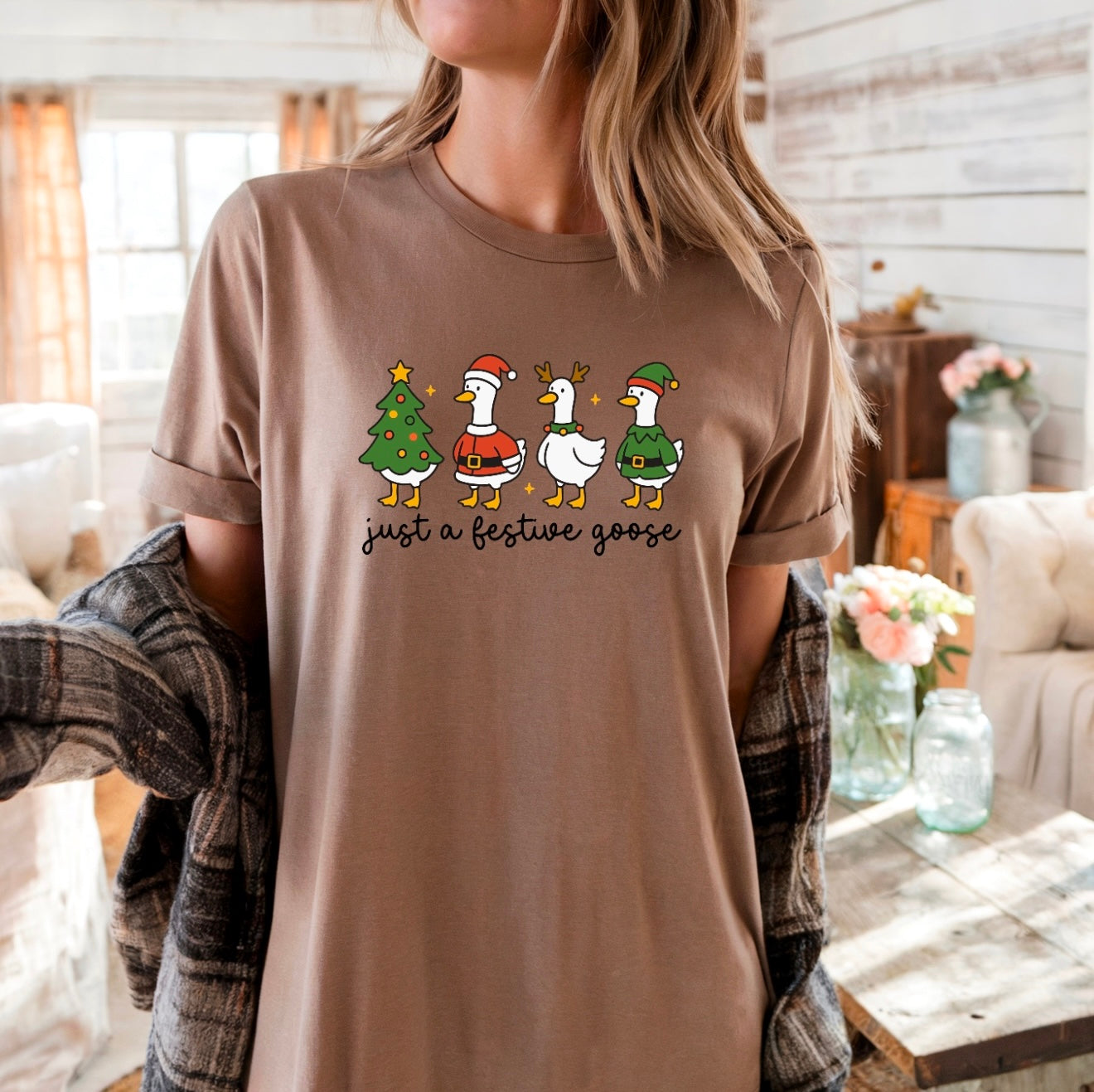 Just A Festive Goose