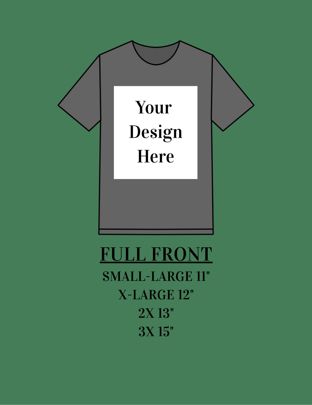 Custom Design - FRONT ONLY