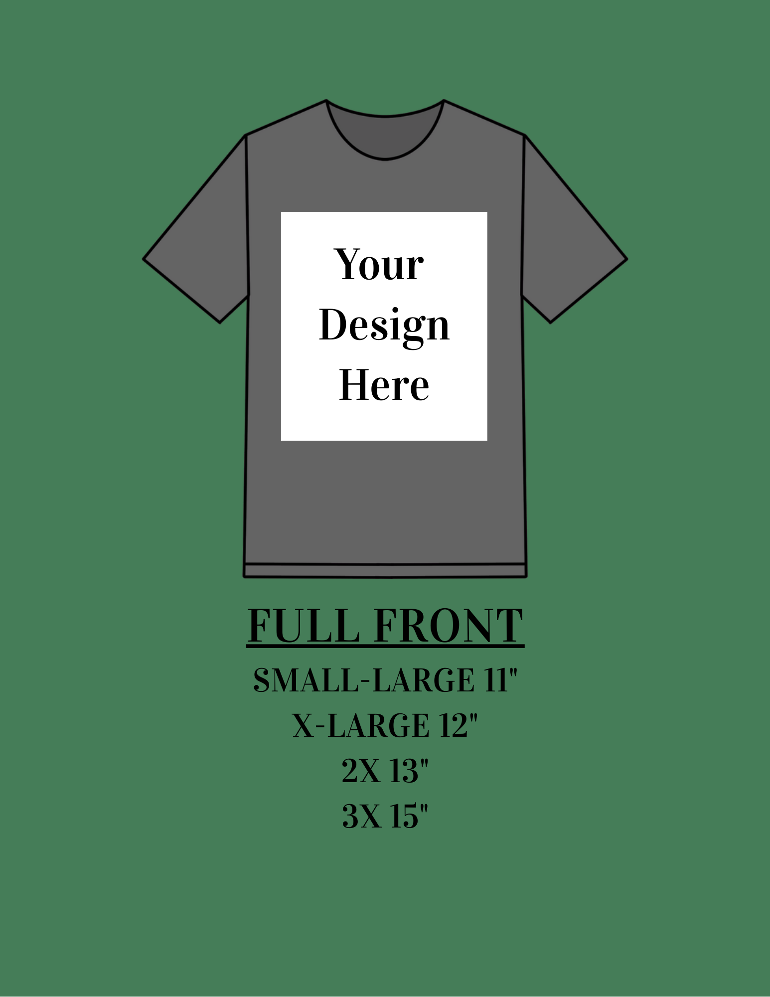 Custom Design - FRONT ONLY