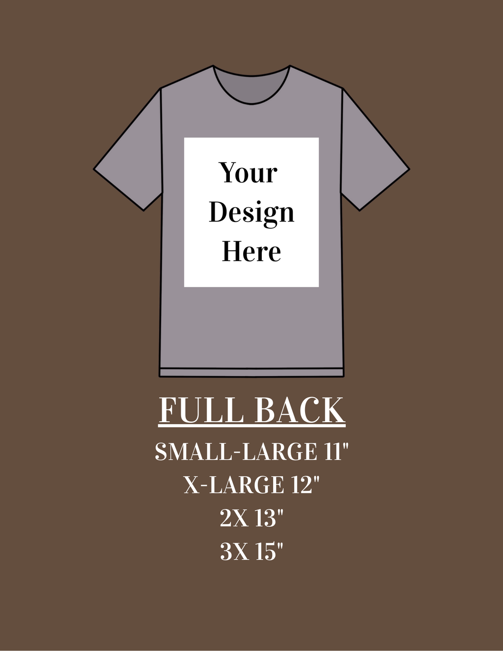 Custom Design - BACK ONLY